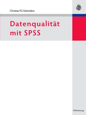 cover image of Datenqualität mit SPSS